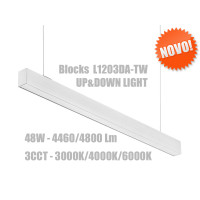 Linearna visilica Blocks L1203DAS-TW 48W, 3CCT, 90°, L113cm